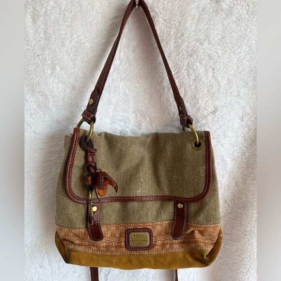 Fossil 2-Way Flap Bag - Picture 1 of 11